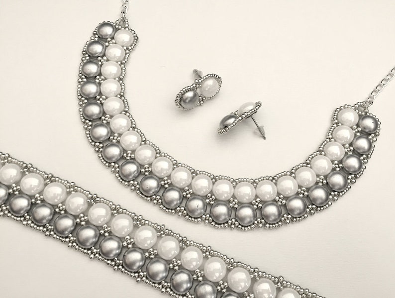 SilverCandy set beading TUTORIAL