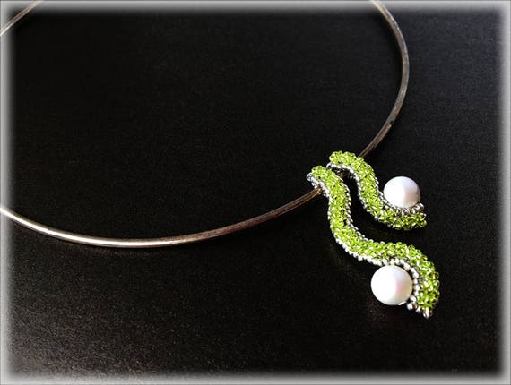 PearlWave pendants beading TUTORIAL