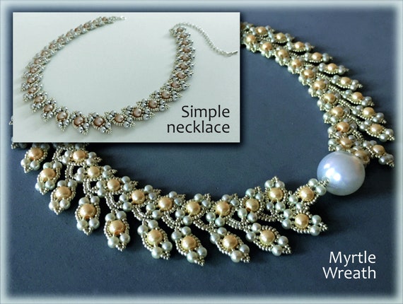 MyrtleWreath necklaces beading TUTORIAL