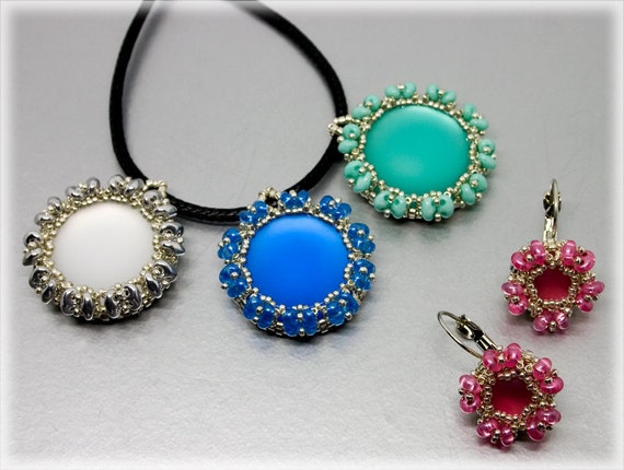 SoftColors pendant beading TUTORIAL