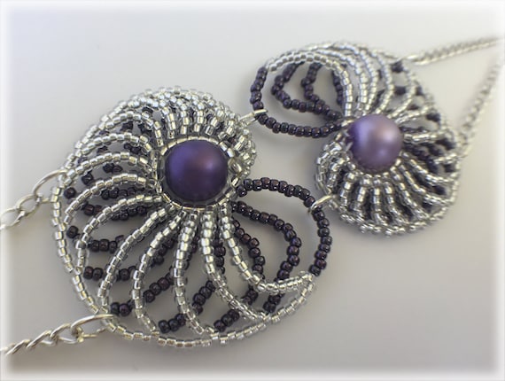 PurpleSnail bracelet beading TUTORIAL