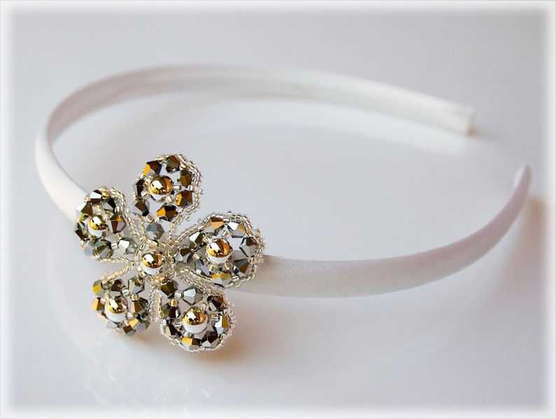 Flower Hair Accessories Beading TUTORIAL Etsy