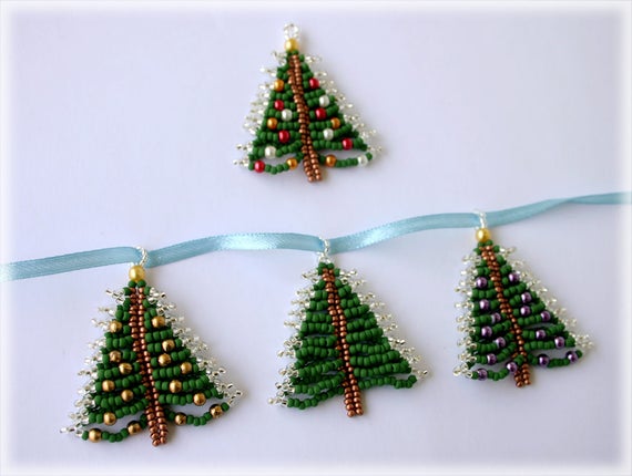 XmasTree pendant beading TUTORIAL