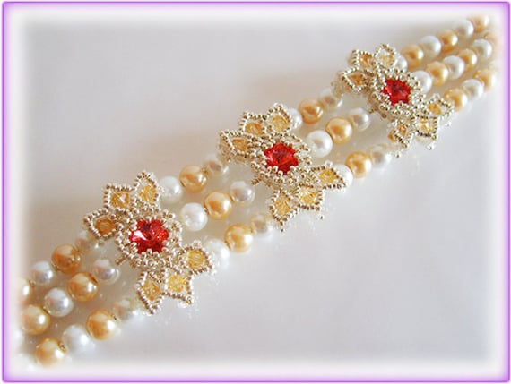 Crystal Sue bracelet beading TUTORIAL