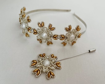 WeddinGloria flower beading TUTORIAL