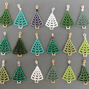 XmasTree pendants beading TUTORIAL