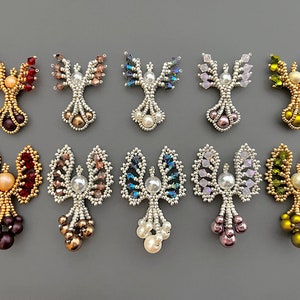 2Angels pendants beading TUTORIAL