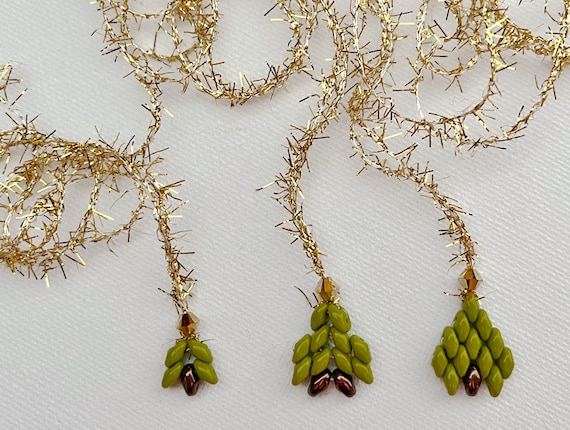 XSTrees pendants / ornaments beading TUTORIAL