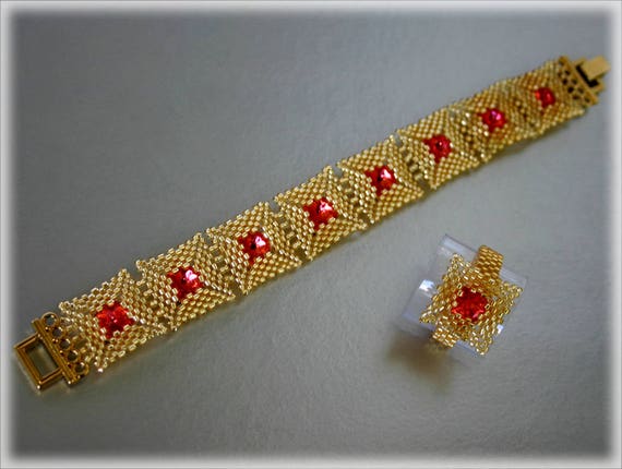 Golder set beading TUTORIAL