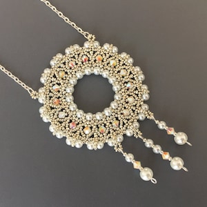 DreamCatcher necklace beading TUTORIAL