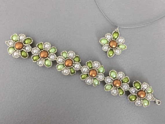 GreenWink set beading TUTORIAL