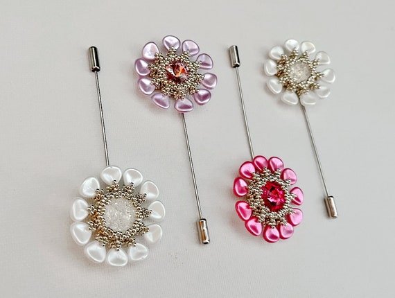 LolliFlowers in 2 version beading TUTORIAL