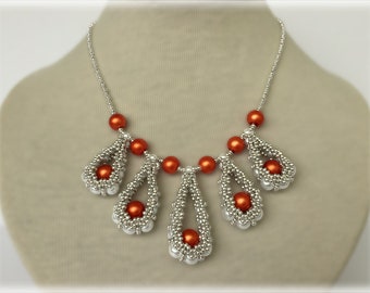 PeaDrops pendants and necklace beading TUTORIAL