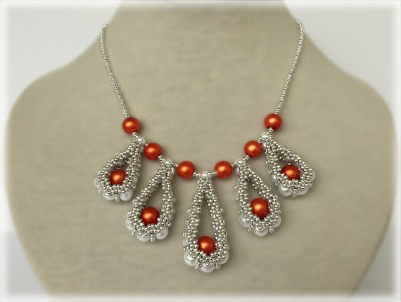 PeaDrops pendants and necklace beading TUTORIAL