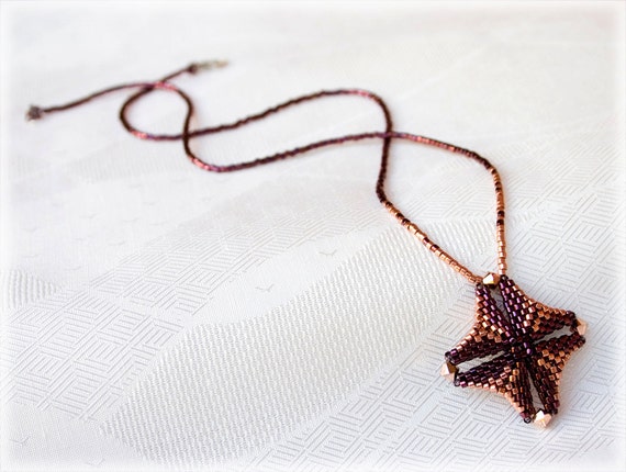 Cross pendant beading TUTORIAL