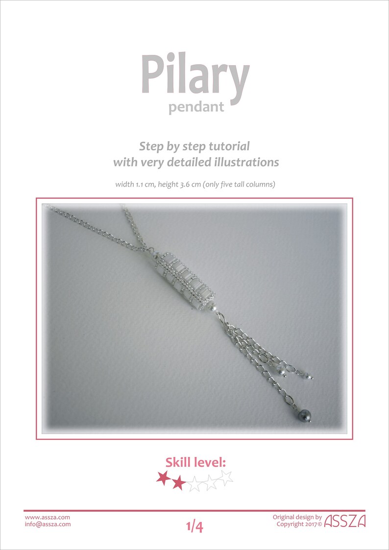 Pilary pendant beading TUTORIAL image 4