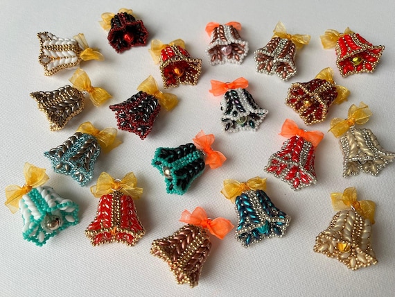 XMas LeafBell beading TUTORIAL