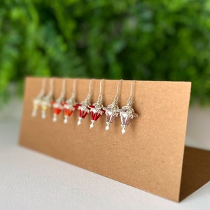Lanterns earrings beading TUTORIAL