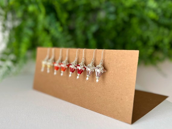 Lanterns earrings beading TUTORIAL
