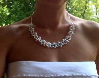 Starswirl necklace beading TUTORIAL