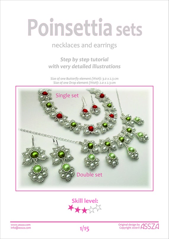 Weihnachtsstern Sets Perlen SET TUTORIAL - Etsy sterreich