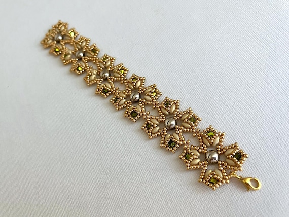 LaceClaus bracelet beading TUTORIAL