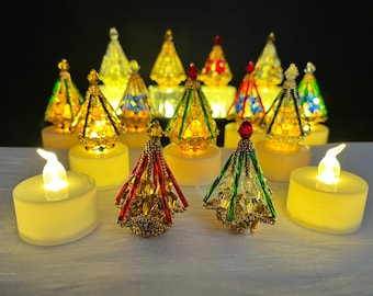 Candle ChristmasTree beading TUTORIAL