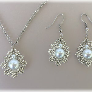 FallDrops pendant beading TUTORIAL