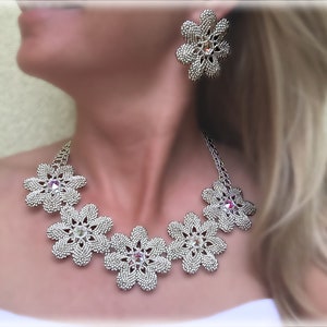 MetalFlowers set beading TUTORIAL