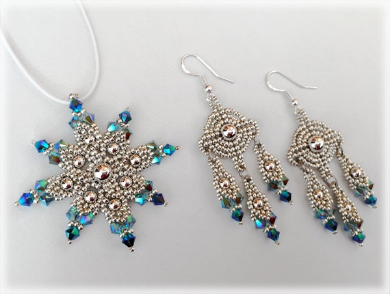 BlueLucky set beading TUTORIAL