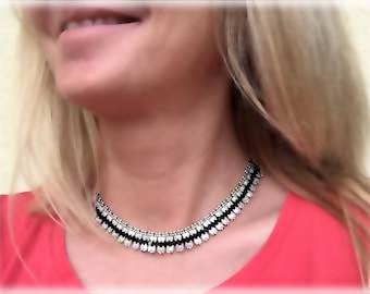 IndiTila necklace beading TUTORIAL