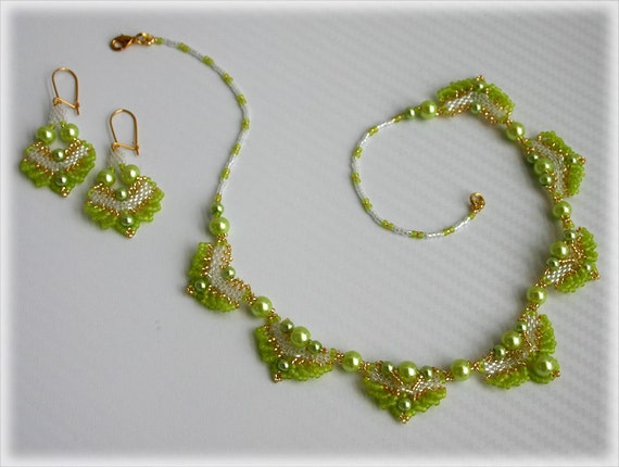 GreenHeart set beading TUTORIAL