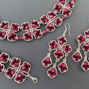 CherryFlower set beading TUTORIAL