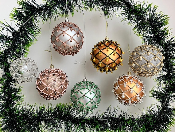 XMas OrbNet beading TUTORIAL