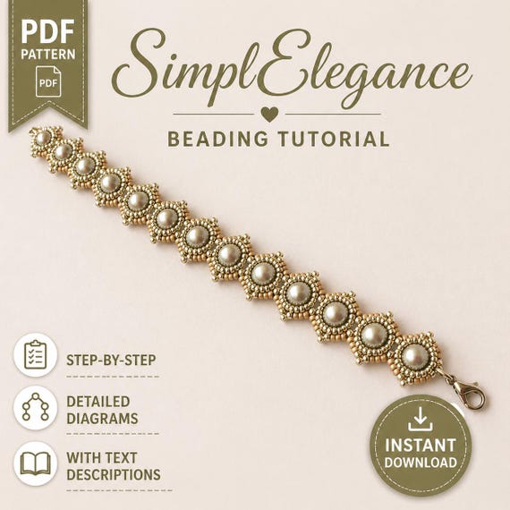 SimplElegance bracelet beading TUTORIAL