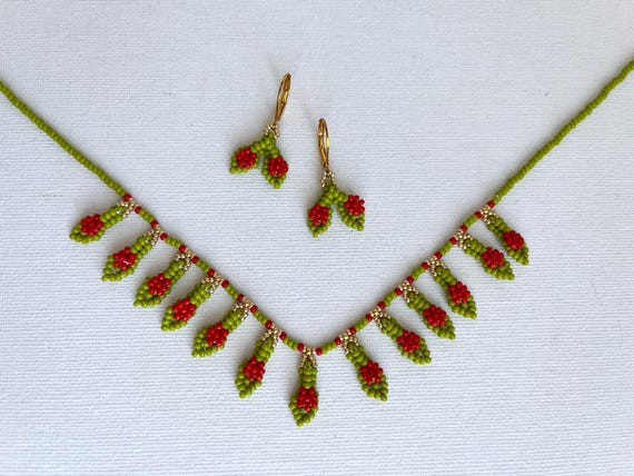 SourCherry set beading TUTORIAL
