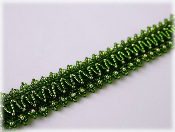 Lacy bracelet beading TUTORIAL