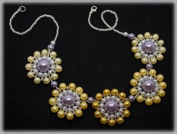 YelloSun necklace beading TUTORIAL