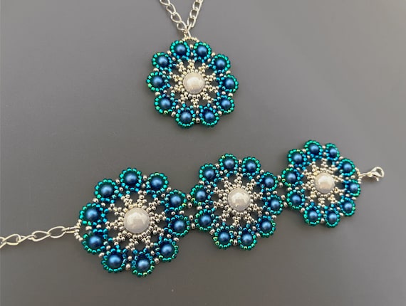 CartWheel set beading TUTORIAL