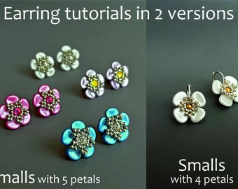 Smalls earrings beading TUTORIAL