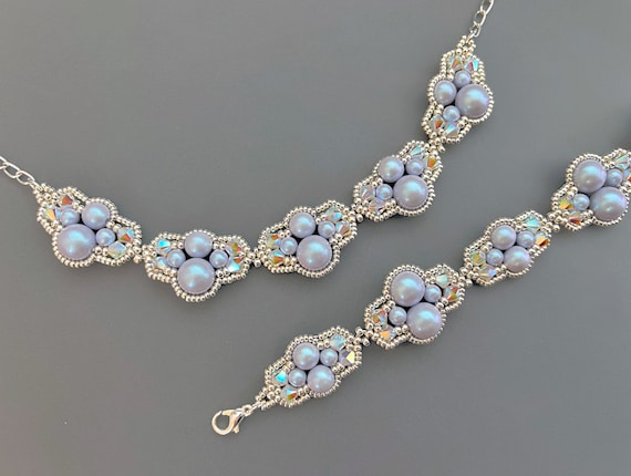 CrystalBubble set beading TUTORIAL