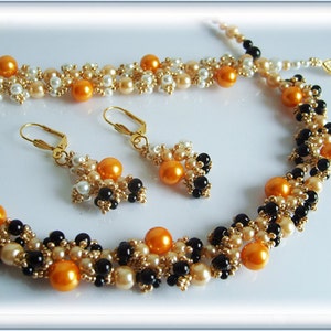 Margareta set beading TUTORIAL