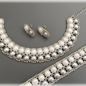 SilverCandy set beading TUTORIAL