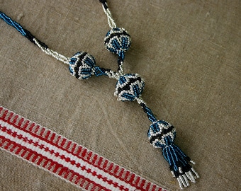 Indian necklace beading TUTORIAL