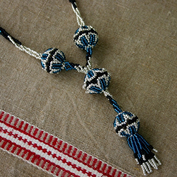 Indian necklace beading TUTORIAL