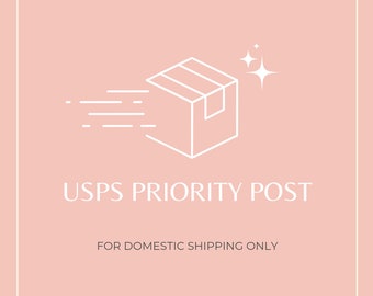 USPS Priority Post for Domestic Shipping Only for Many Hats of Me Customers