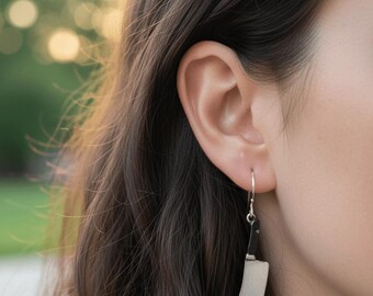 Cleaver Knife Charm Earrings,  Butcher Knife Drop Charm Earrings, Blade Earrings, Bolo Earrings, Goth | Edgy Earrings, Girlfriend Gift