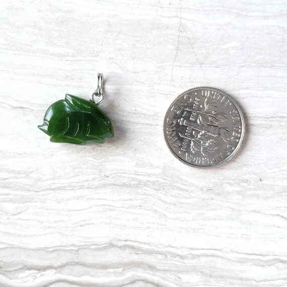 K18 天然翡翠うさぎネックレスグリーン翡翠