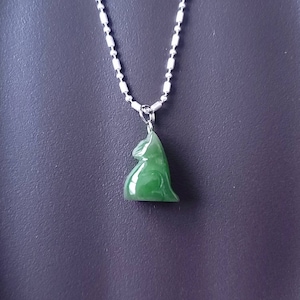 Dainty Jade Cat Kitty Charm Pendant, Bracelet Charms, Good Luck Charm