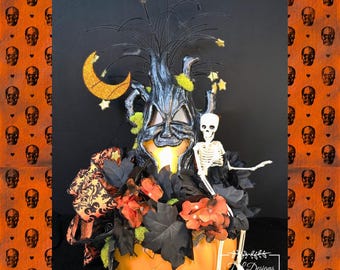 Halloween Centerpiece-Spooky Halloween Decorations-Animated Halloween Decoration-Spooky Tree Decoration-Halloween Decoration